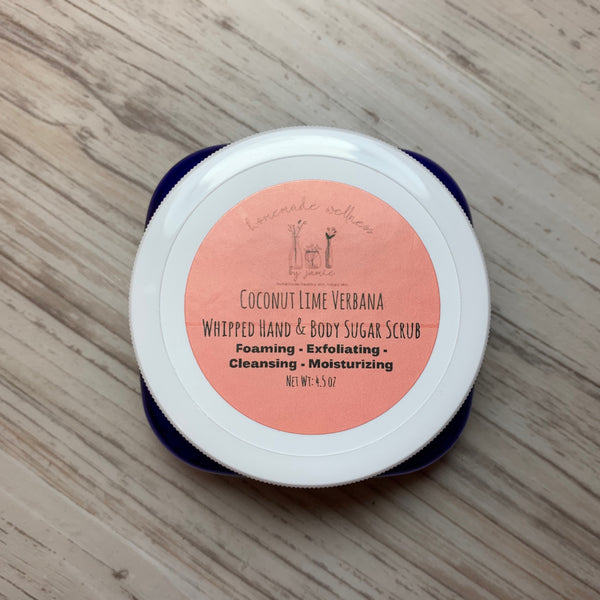 Coconut Lime Verbana Whipped Hand & Body Sugar Scrub